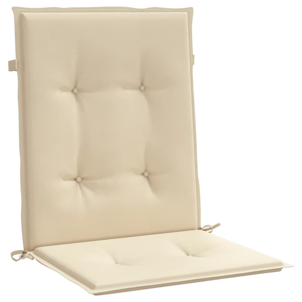 Tuinstoelkussens lage rug 2 st 100x50x3 cm oxford stof beige is nu te koop bij PeponiXL, paradijselijk wonen!