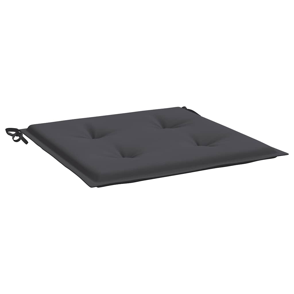 Tuinstoelkussens 4 st 40x40x4 cm oxford stof antracietkleurig