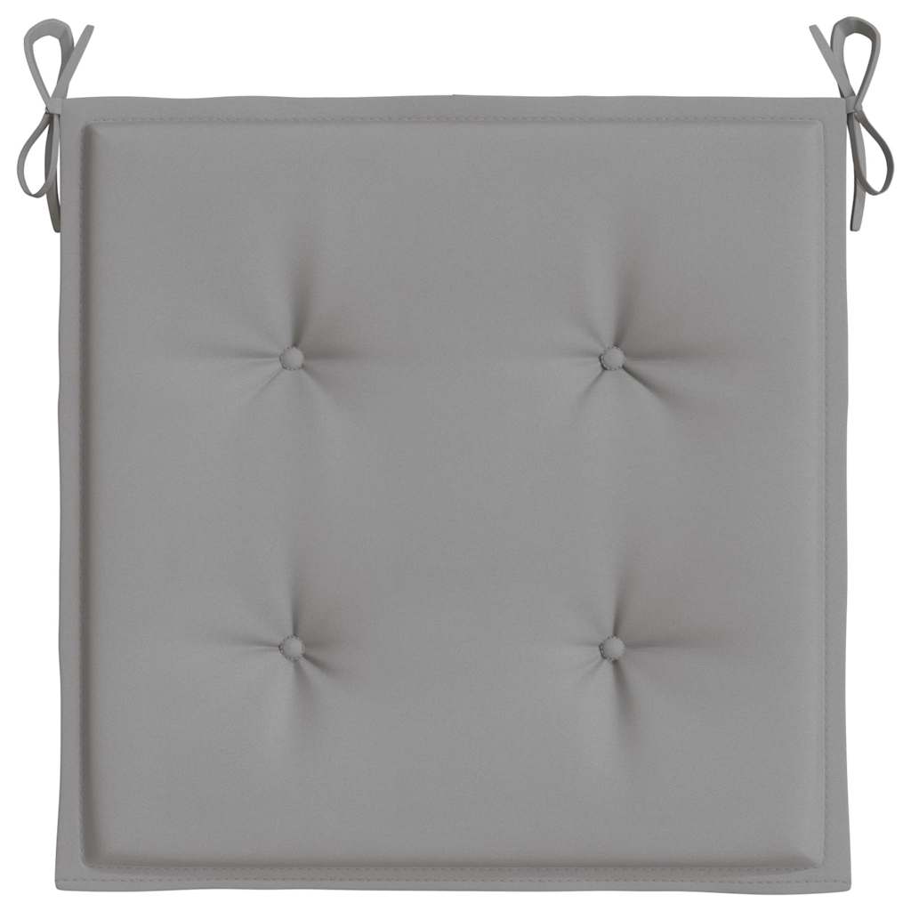 Tuinstoelkussens 4 st 40x40x4 cm oxford stof grijs is nu te koop bij PeponiXL, paradijselijk wonen!
