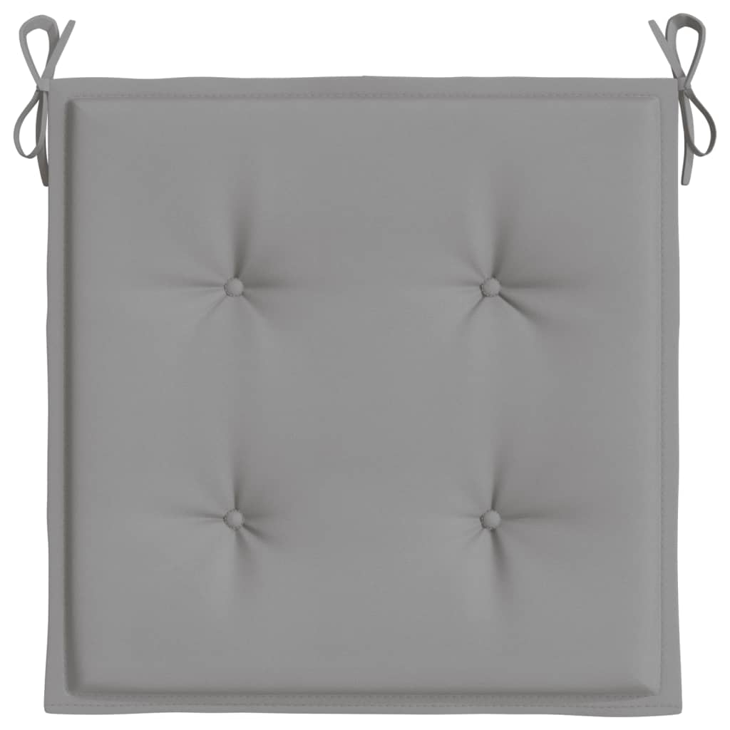 Tuinstoelkussens 4 st 40x40x4 cm oxford stof grijs is nu te koop bij PeponiXL, paradijselijk wonen!