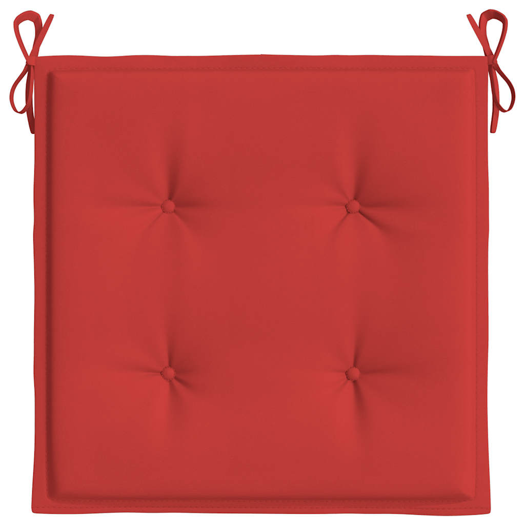 Tuinstoelkussens 4 st 40x40x4 cm oxford stof rood is nu te koop bij PeponiXL, paradijselijk wonen!