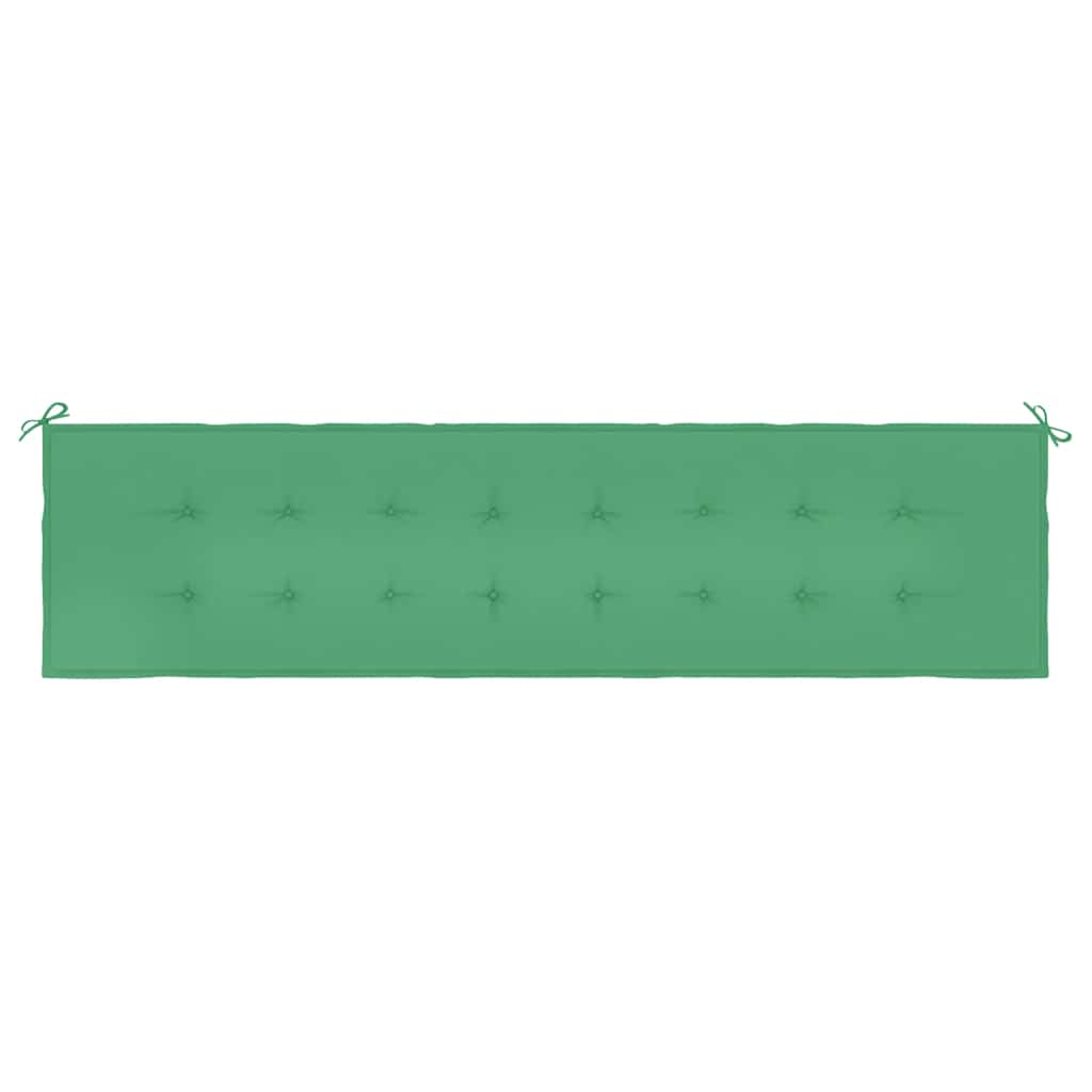 Tuinbankkussen 200x50x3 cm oxford stof groen is nu te koop bij PeponiXL, paradijselijk wonen!
