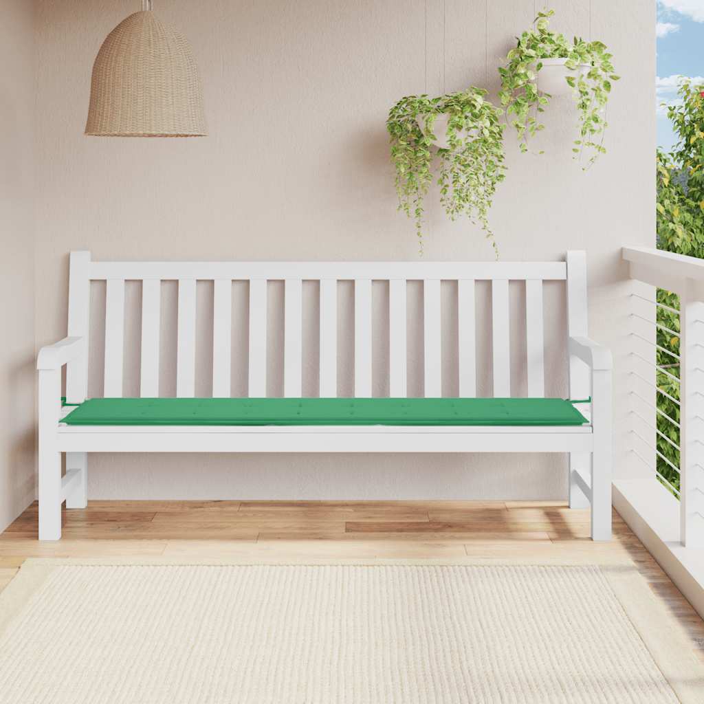 Tuinbankkussen 200x50x3 cm oxford stof groen is nu te koop bij PeponiXL, paradijselijk wonen!