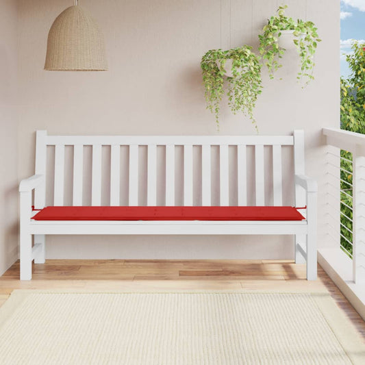 Tuinbankkussen 200x50x3 cm oxford stof rood is nu te koop bij PeponiXL, paradijselijk wonen!