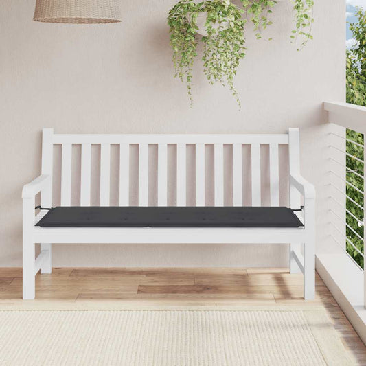Tuinbankkussen 150x50x3 cm oxford stof zwart is nu te koop bij PeponiXL, paradijselijk wonen!