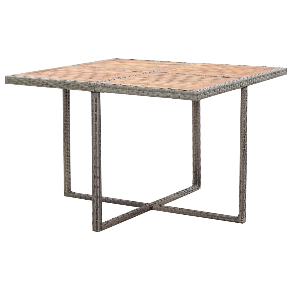 9-delige Tuinset met kussens poly rattan antraciet is nu te koop bij PeponiXL, paradijselijk wonen!