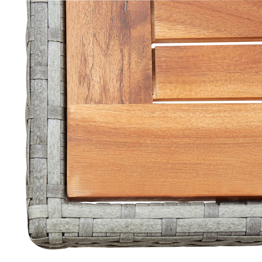 9-delige Tuinset met kussens poly rattan antraciet is nu te koop bij PeponiXL, paradijselijk wonen!