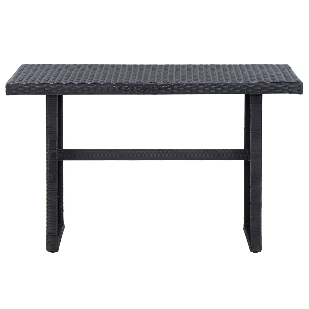 3-delige Loungeset met kussens poly rattan zwart is nu te koop bij PeponiXL, paradijselijk wonen!
