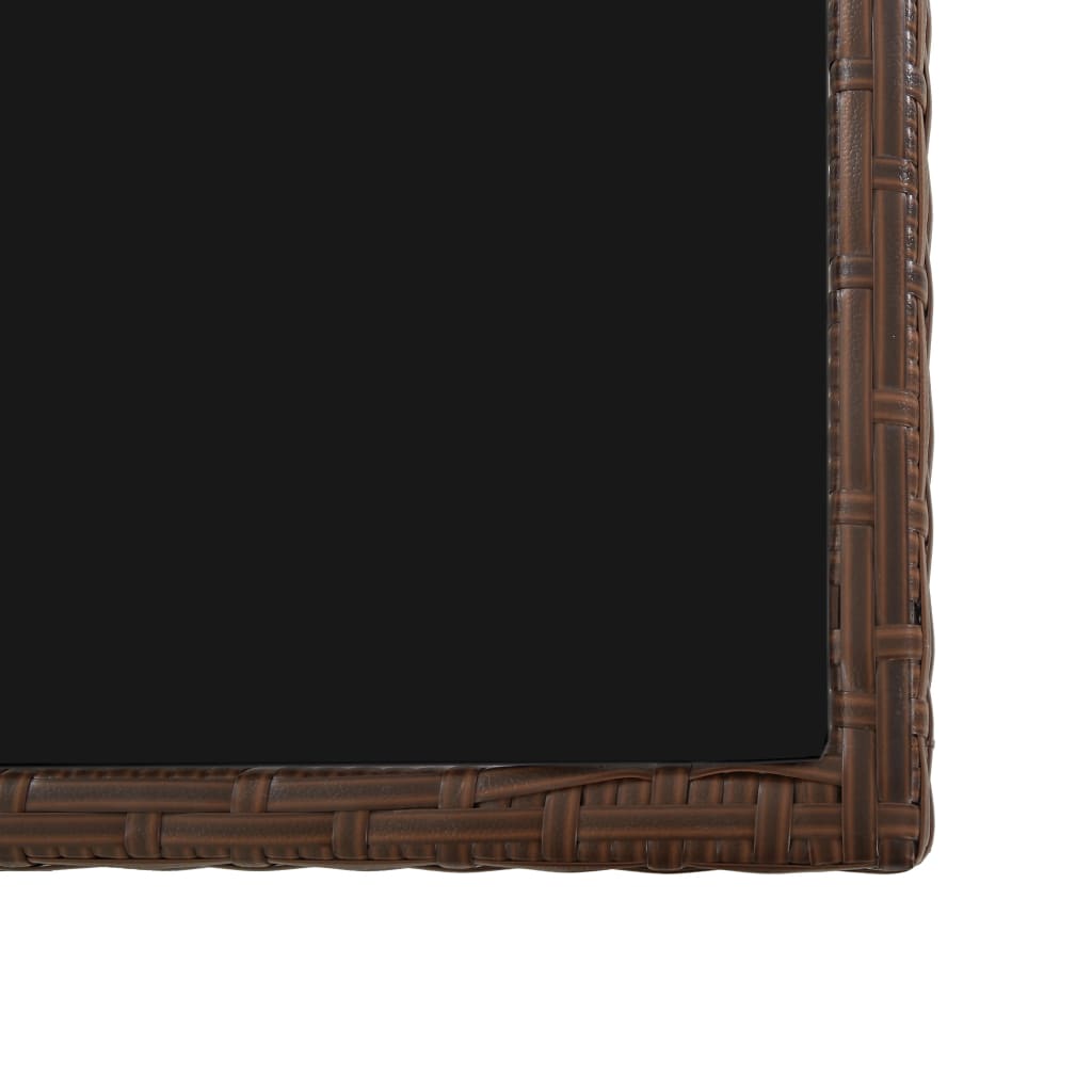 17-delige Tuinset met kussens poly rattan bruin is nu te koop bij PeponiXL, paradijselijk wonen!