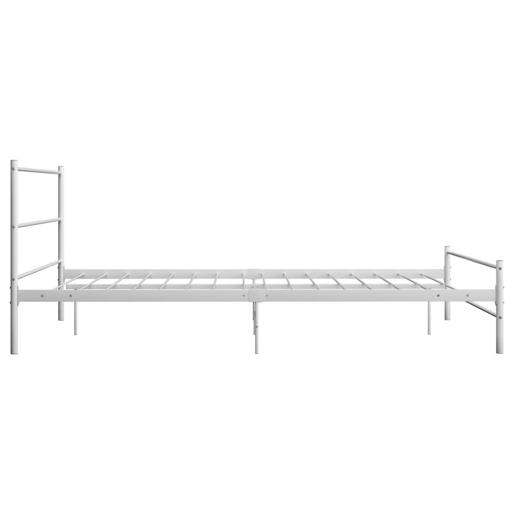 Bedframe metaal wit 120x200 cm is nu te koop bij PeponiXL, paradijselijk wonen!