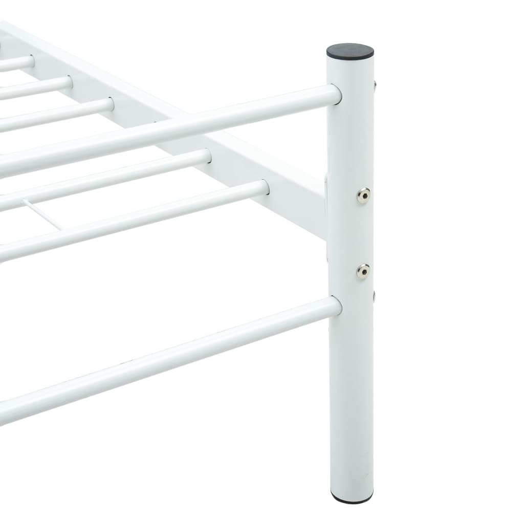 Bedframe metaal wit 120x200 cm is nu te koop bij PeponiXL, paradijselijk wonen!