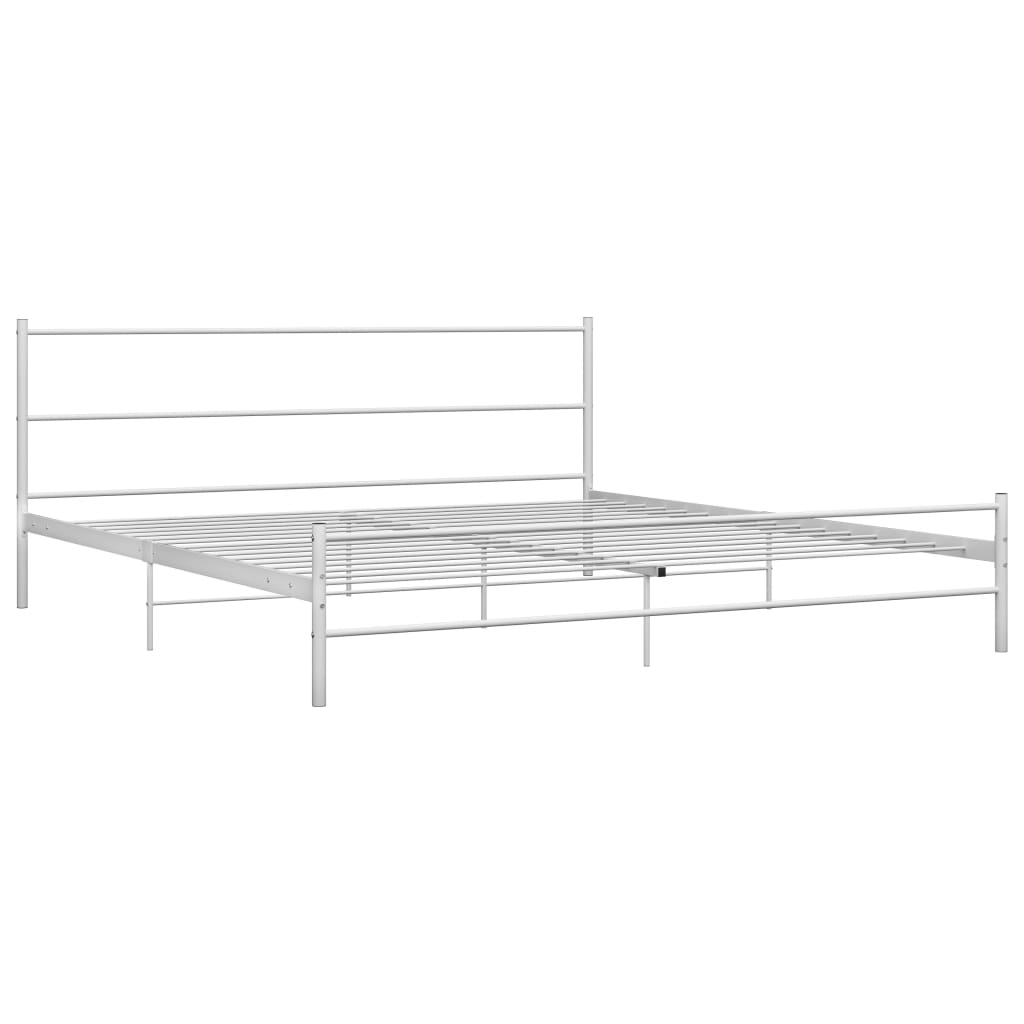 Bedframe metaal wit 180x200 cm is nu te koop bij PeponiXL, paradijselijk wonen!