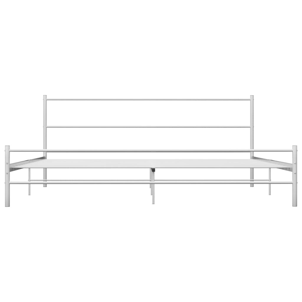 Bedframe metaal wit 180x200 cm is nu te koop bij PeponiXL, paradijselijk wonen!