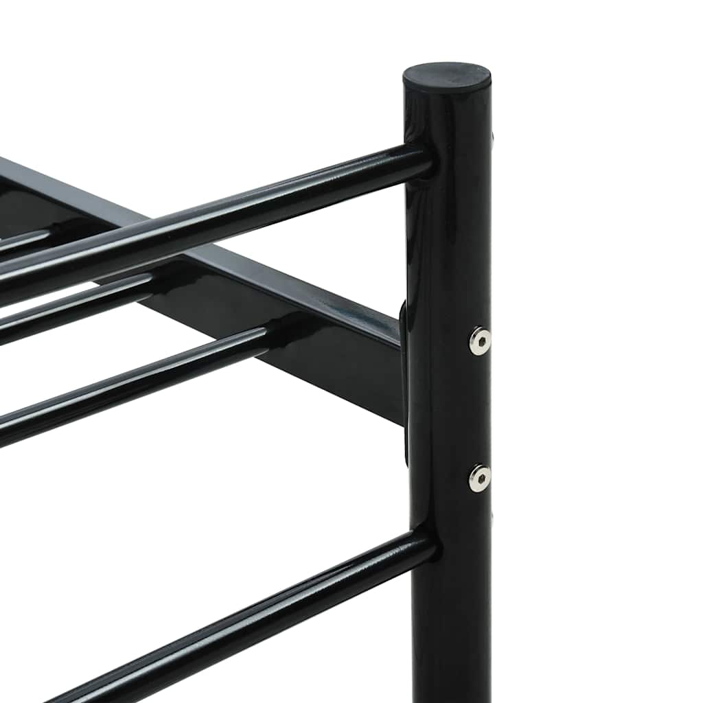 Bedframe metaal zwart 160x200 cm is nu te koop bij PeponiXL, paradijselijk wonen!