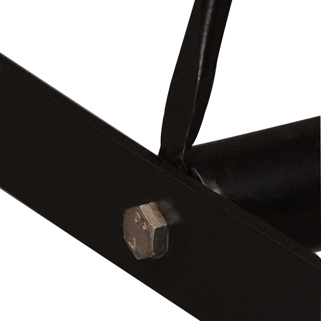 7-delige Barset massief gerecycled hout en echt leer is nu te koop bij PeponiXL, paradijselijk wonen!