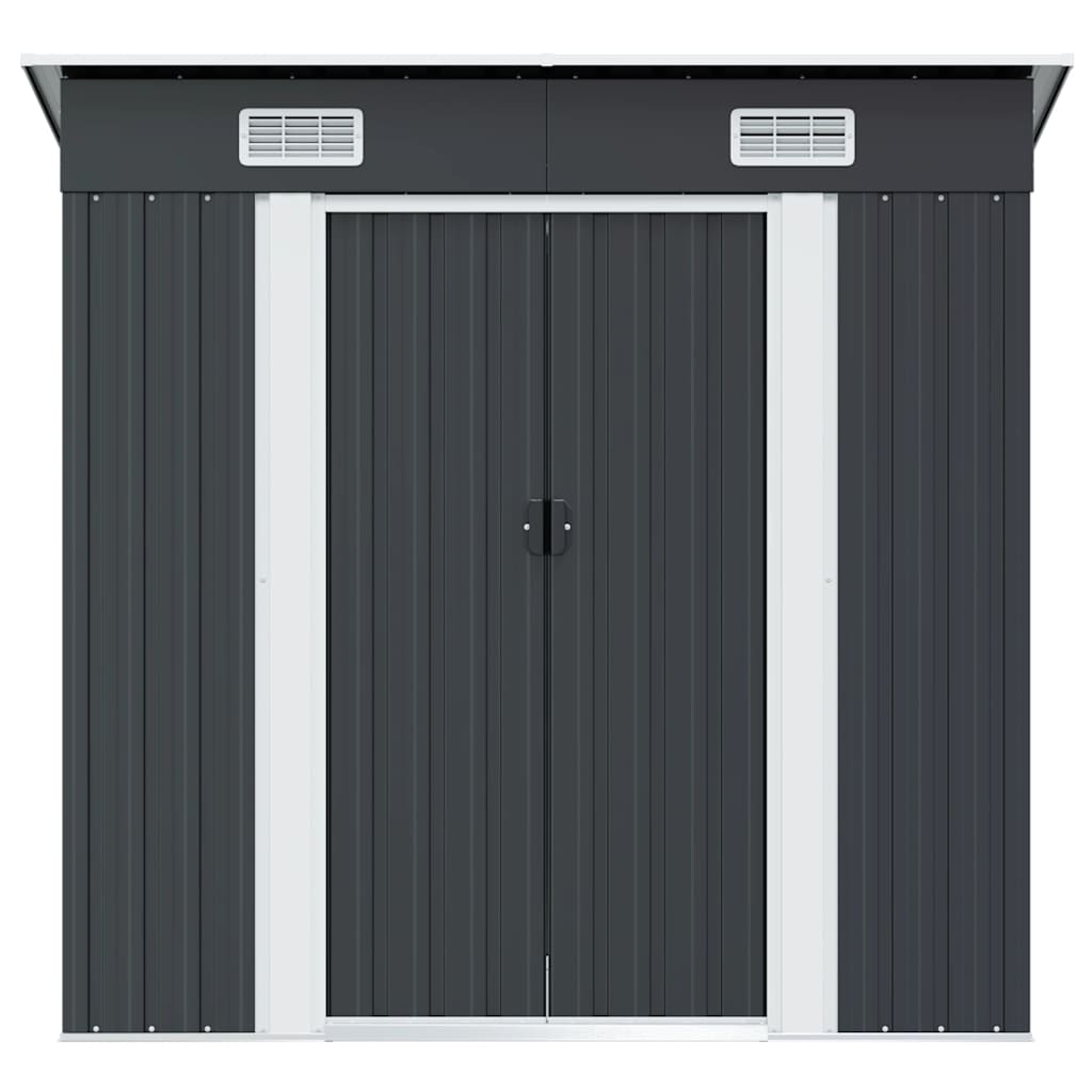 Tuinschuur staal antraciet is nu te koop bij PeponiXL, paradijselijk wonen!