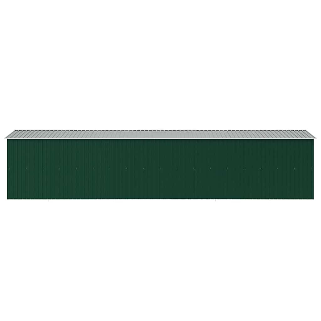 Tuinschuur 257x779x181 cm gegalvaniseerd staal groen is nu te koop bij PeponiXL, paradijselijk wonen!