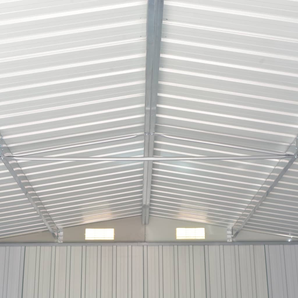 Tuinschuur 257x990x181 cm gegalvaniseerd staal groen is nu te koop bij PeponiXL, paradijselijk wonen!