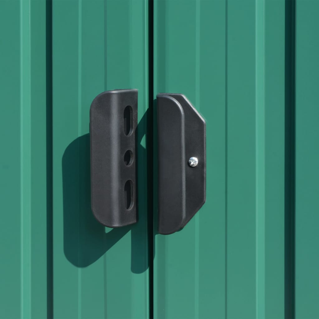 Tuinschuur 257x990x181 cm gegalvaniseerd staal groen is nu te koop bij PeponiXL, paradijselijk wonen!