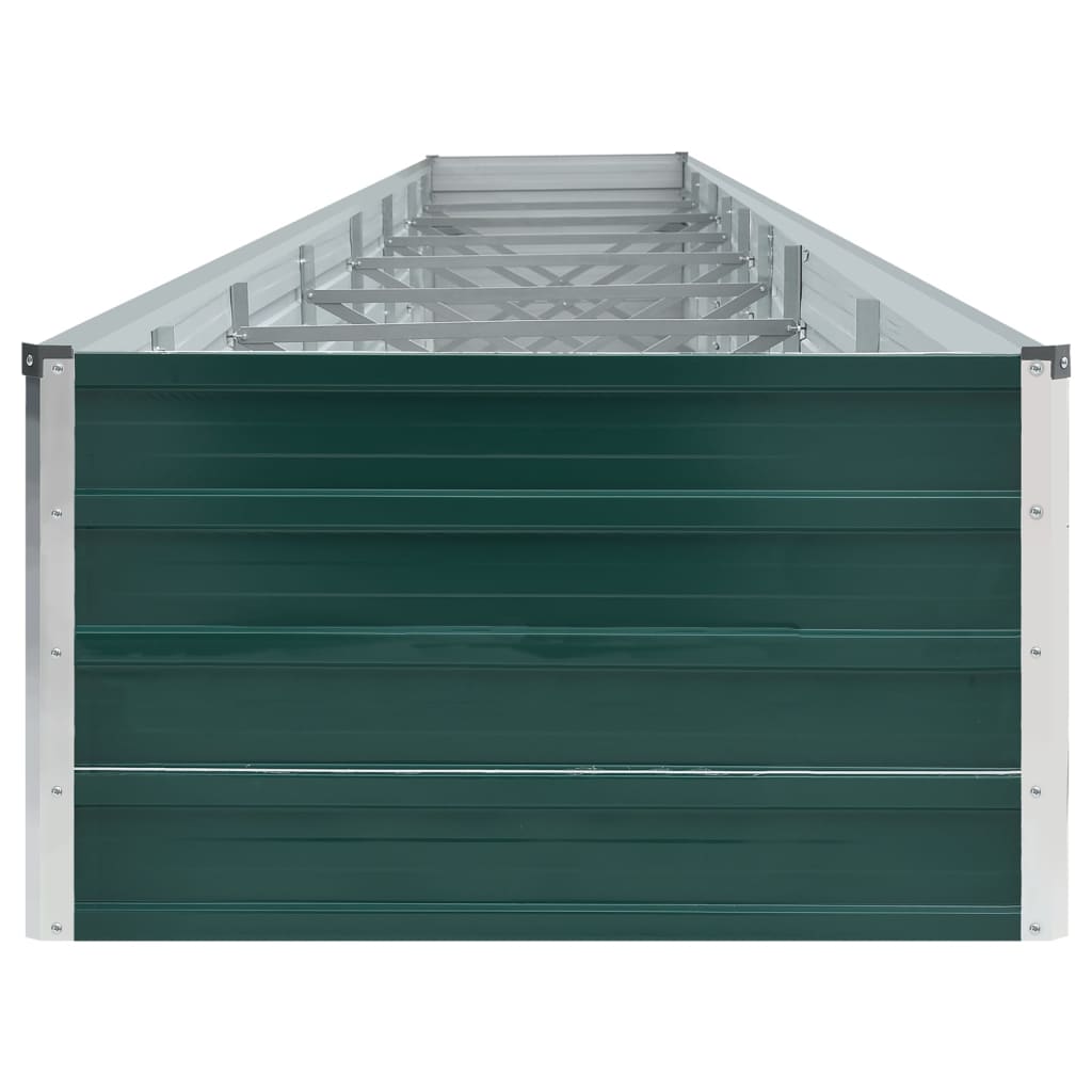 Plantenbak verhoogd 600x80x45 cm gegalvaniseerd staal groen is nu te koop bij PeponiXL, paradijselijk wonen!
