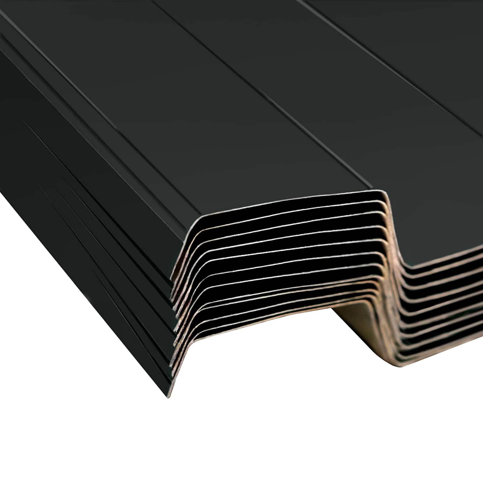 Dakpaneel 12 pcs Antraciet 129 x 45 cm Gegalvaniseerd staal is nu te koop bij PeponiXL, paradijselijk wonen!