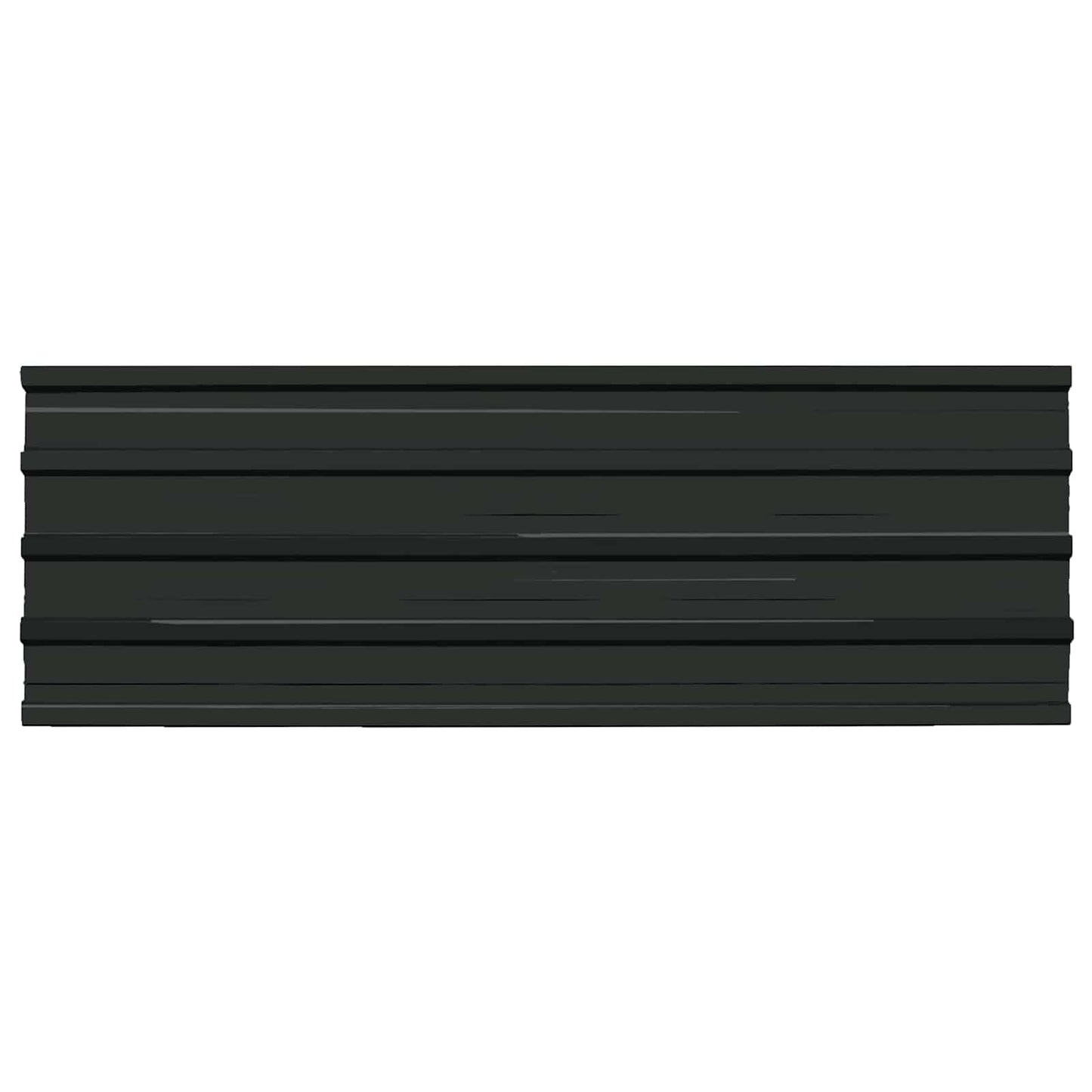 Dakpaneel 12 pcs Antraciet 129 x 45 cm Gegalvaniseerd staal is nu te koop bij PeponiXL, paradijselijk wonen!