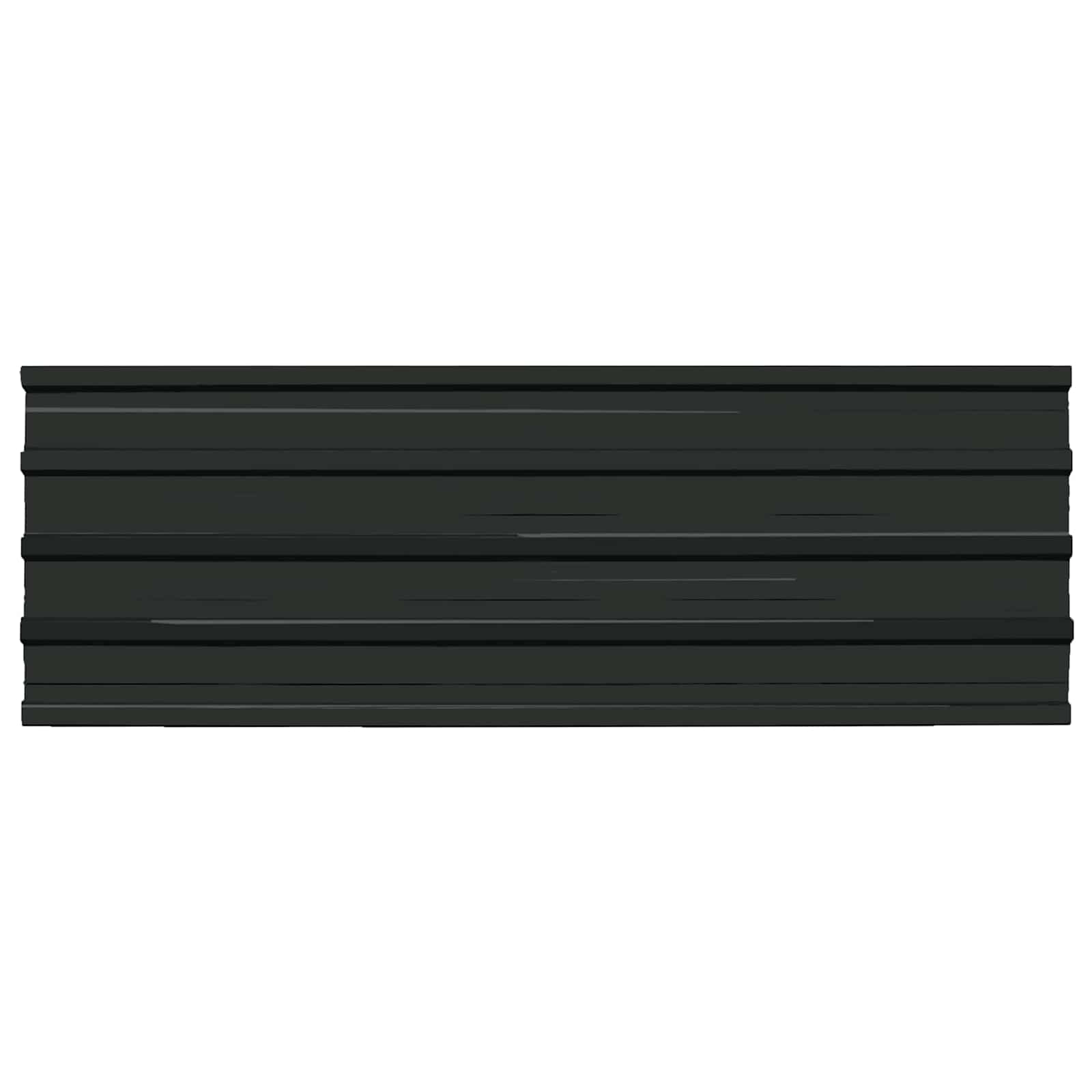 Dakpaneel 12 pcs Antraciet 129 x 45 cm Gegalvaniseerd staal is nu te koop bij PeponiXL, paradijselijk wonen!