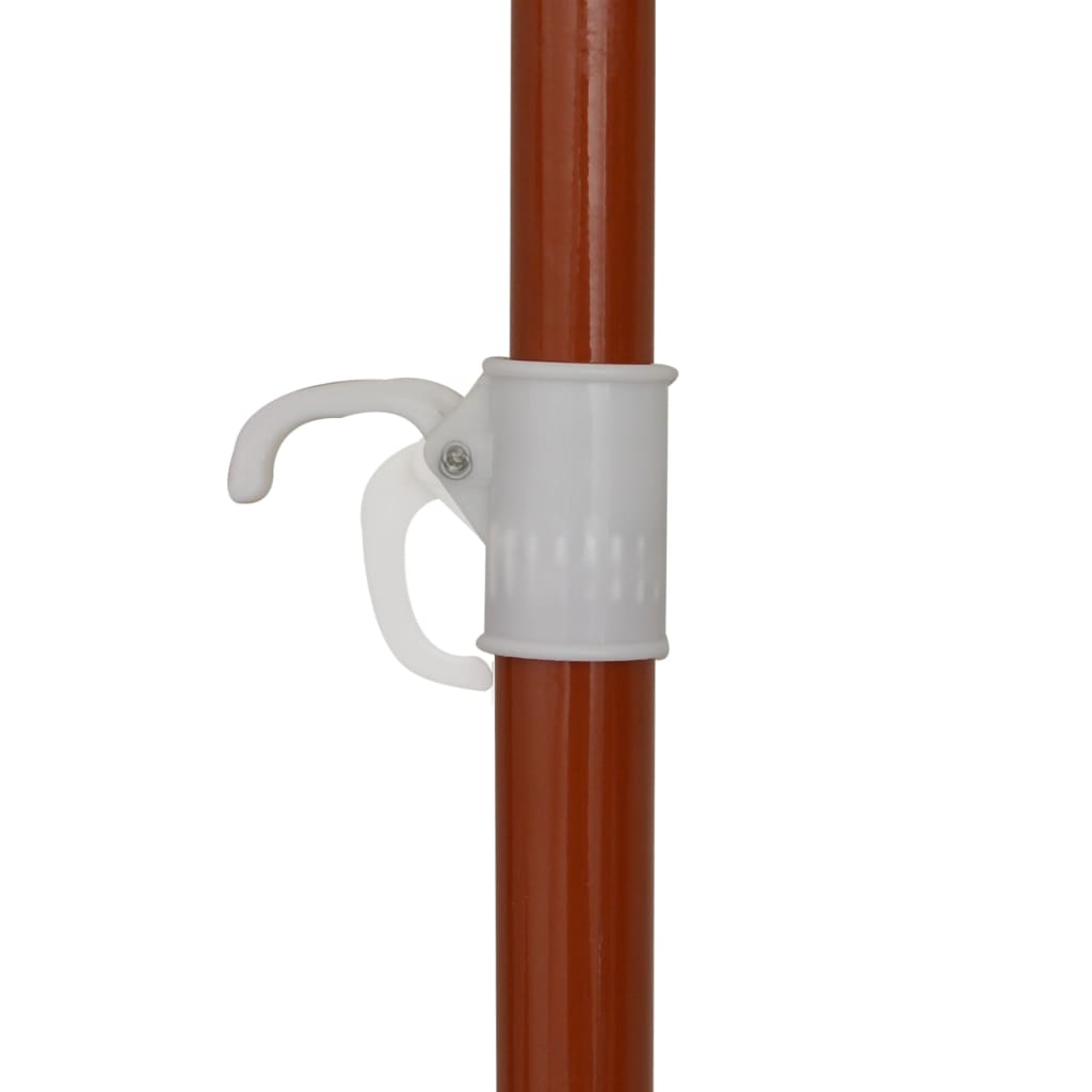 Parasol met stalen paal 240 cm zandkleurig is nu te koop bij PeponiXL, paradijselijk wonen!