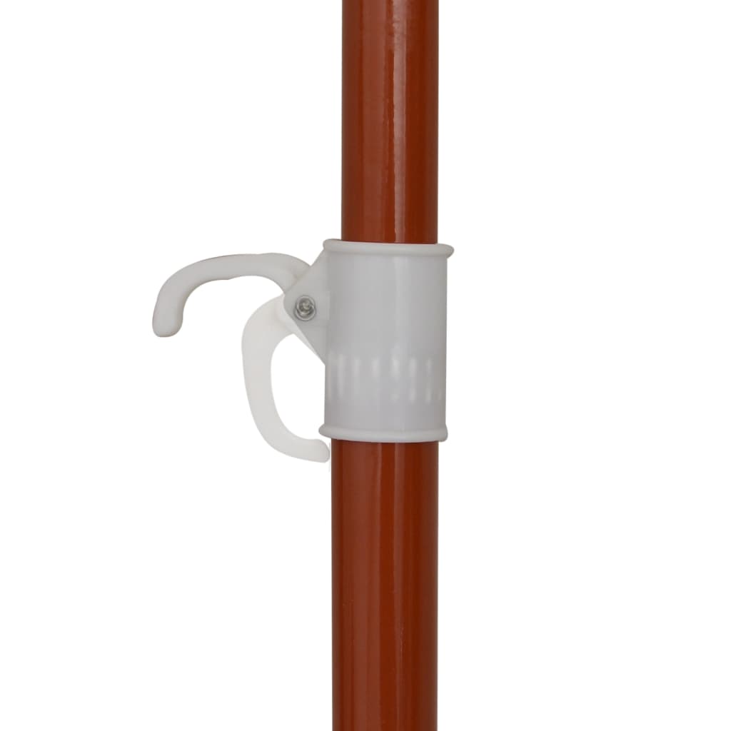 Parasol met stalen paal 300 cm antracietkleurig is nu te koop bij PeponiXL, paradijselijk wonen!