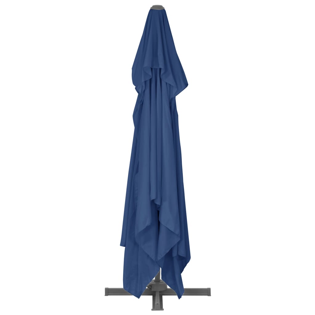 Zweefparasol met aluminium paal 4x3 m azuurblauw is nu te koop bij PeponiXL, paradijselijk wonen!