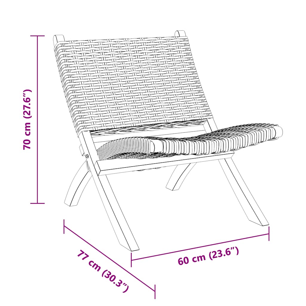 Relaxstoel natuurlijk kubu rattan en massief mahoniehout grijs is nu te koop bij PeponiXL, paradijselijk wonen!