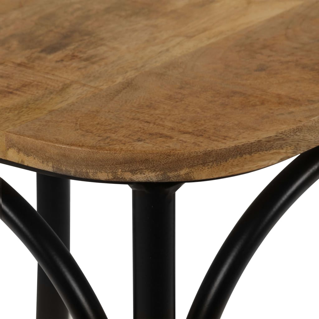 Kruisstoelen 4 st massief mangohout zwart is nu te koop bij PeponiXL, paradijselijk wonen!