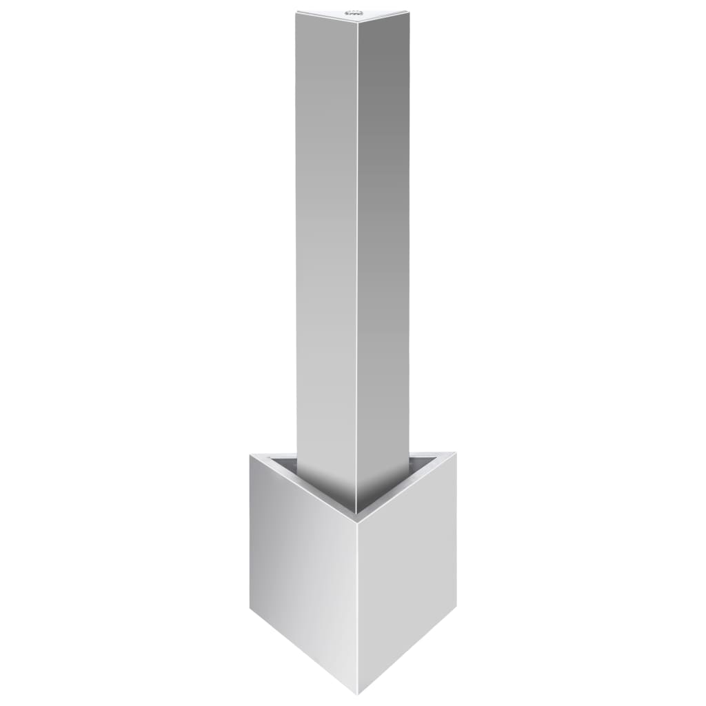 Tuinfontein 37,7x32,6x110 cm roestvrij staal zilverkleurig is nu te koop bij PeponiXL, paradijselijk wonen!