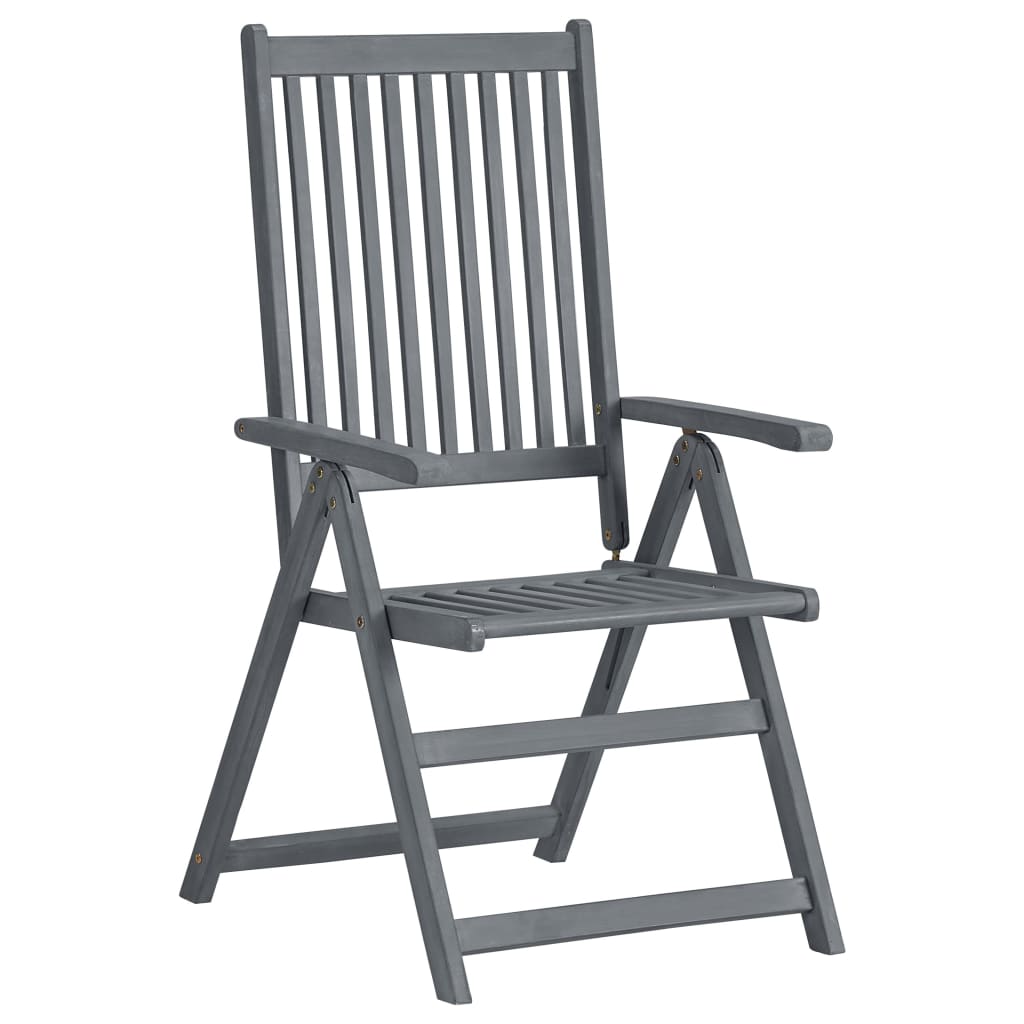 7-delige Tuinset massief acaciahout grijs is nu te koop bij PeponiXL, paradijselijk wonen!