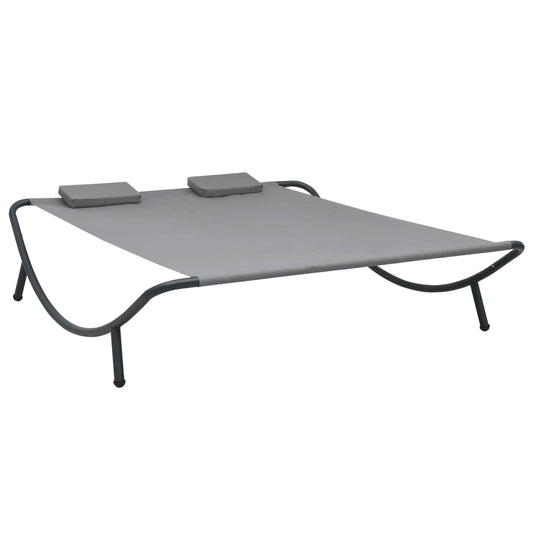 Loungebed stof antraciet is nu te koop bij PeponiXL, paradijselijk wonen!