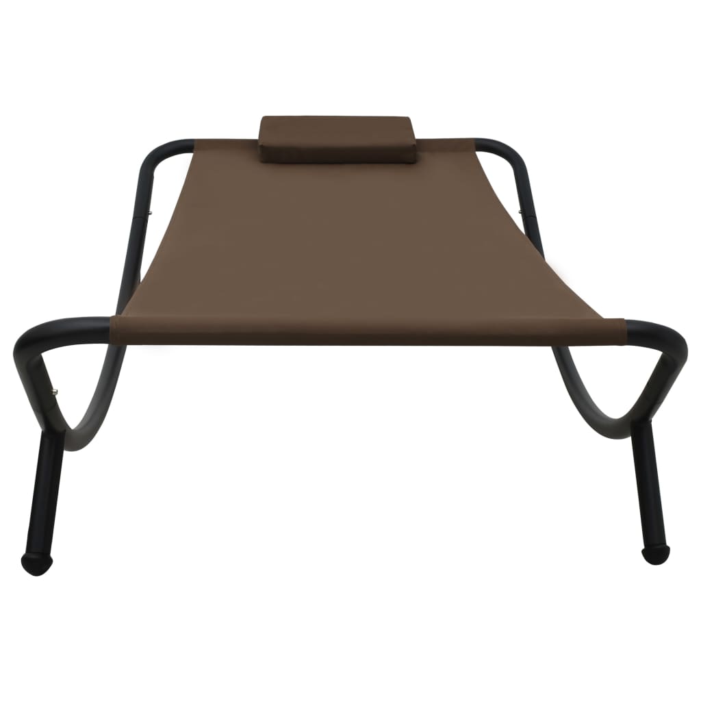 Tuinbed 200x90 cm staal bruin is nu te koop bij PeponiXL, paradijselijk wonen!