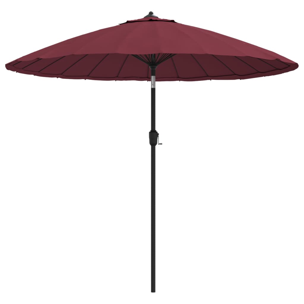 Parasol met aluminium paal 270 cm bordeauxrood is nu te koop bij PeponiXL, paradijselijk wonen!