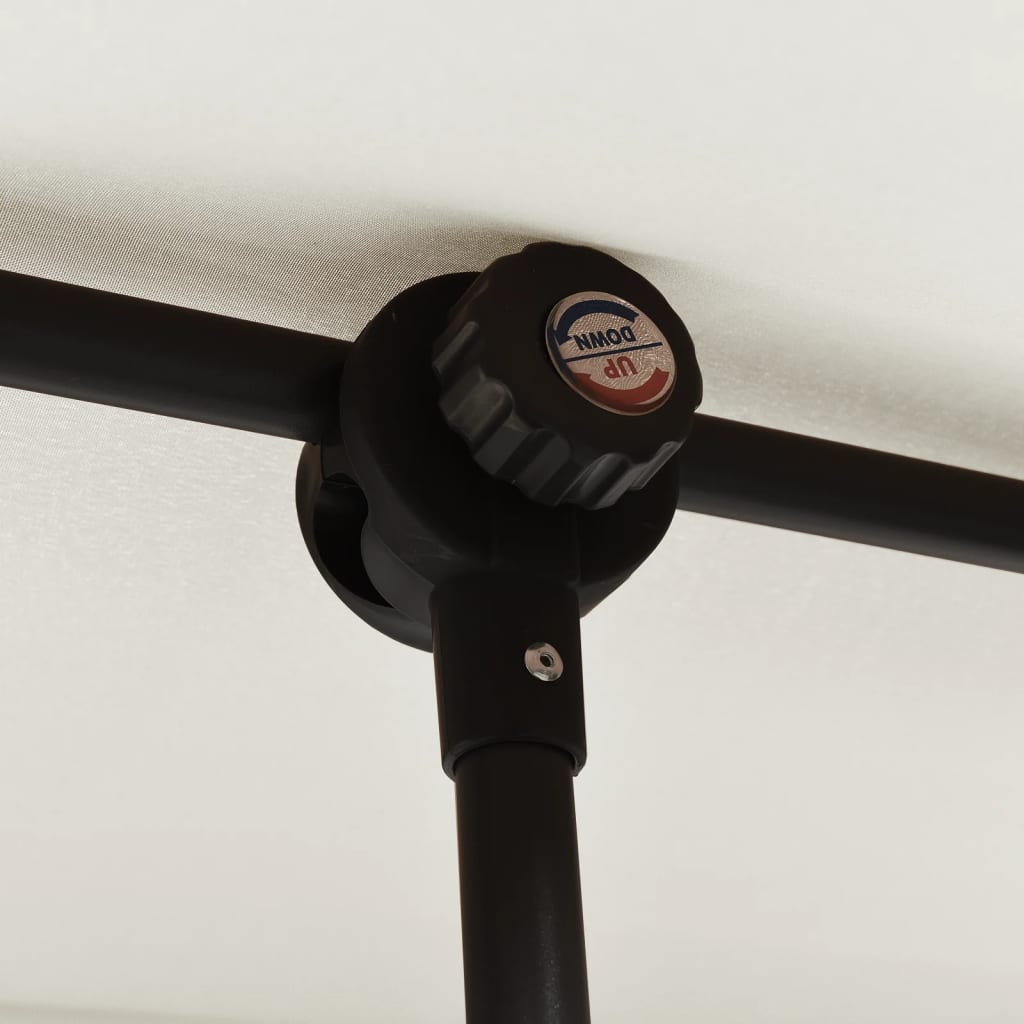 Parasol met aluminium paal 180x110 cm zandwit is nu te koop bij PeponiXL, paradijselijk wonen!