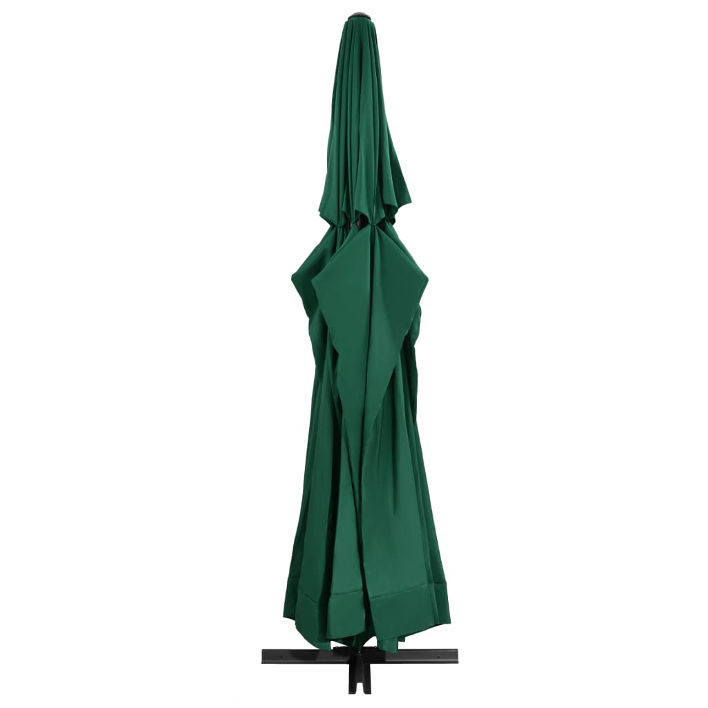 Parasol met aluminium paal 600 cm groen is nu te koop bij PeponiXL, paradijselijk wonen!