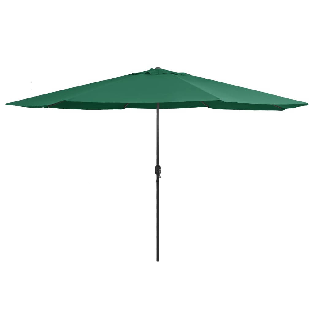 Parasol met metalen paal 390 cm groen is nu te koop bij PeponiXL, paradijselijk wonen!
