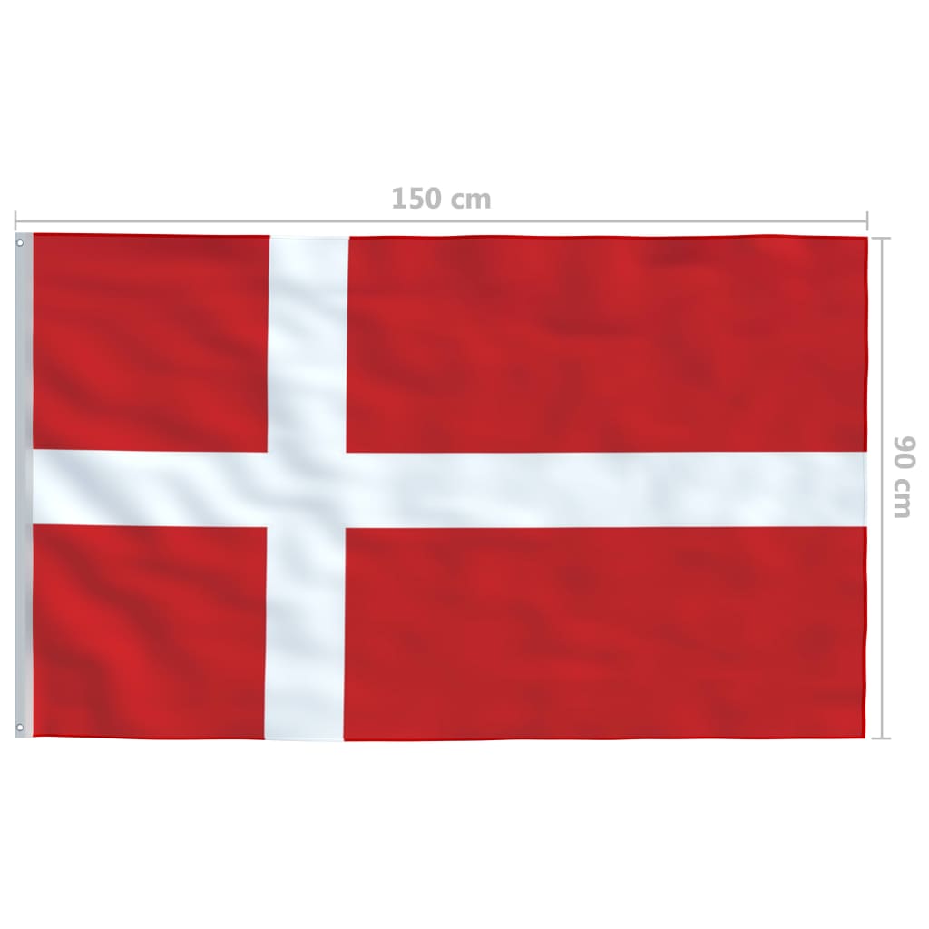 Vlag Denemarken 90x150 cm is nu te koop bij PeponiXL, paradijselijk wonen!