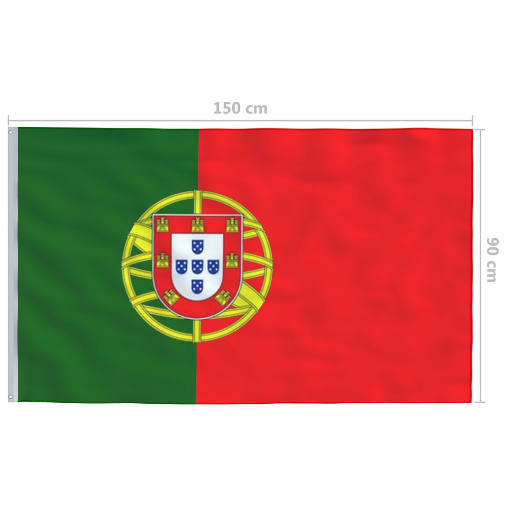 Vlag Portugal 90x150 cm is nu te koop bij PeponiXL, paradijselijk wonen!