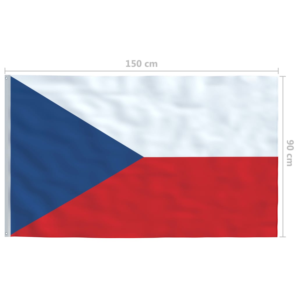 Vlag Tsjechië 90x150 cm is nu te koop bij PeponiXL, paradijselijk wonen!