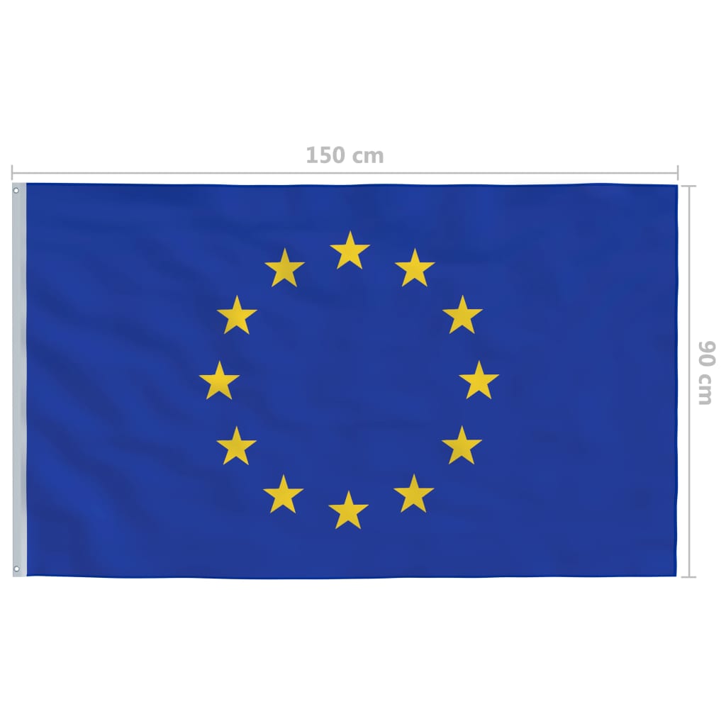 Vlag Europa 90x150 cm is nu te koop bij PeponiXL, paradijselijk wonen!