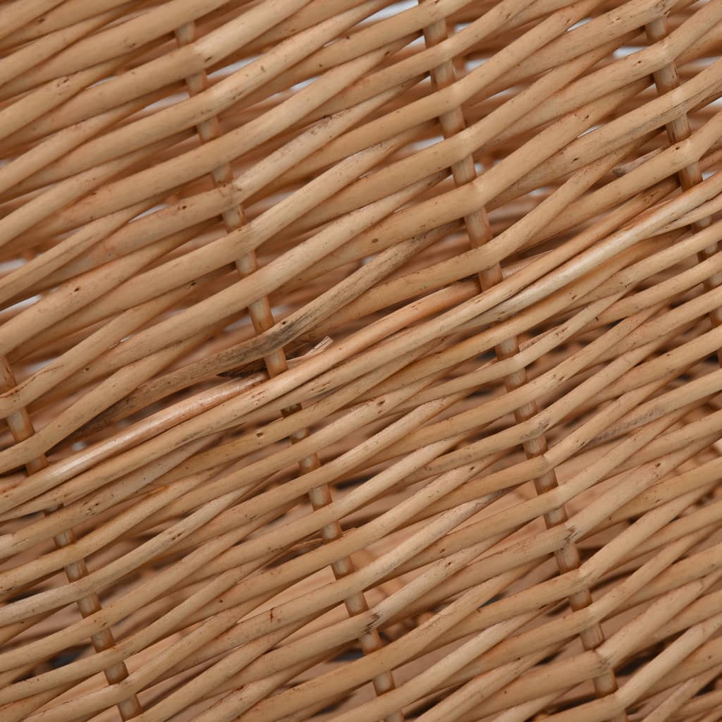 Houtmand met handvatten 78x54x34 cm natuurlijk wilgenhout is nu te koop bij PeponiXL, paradijselijk wonen!