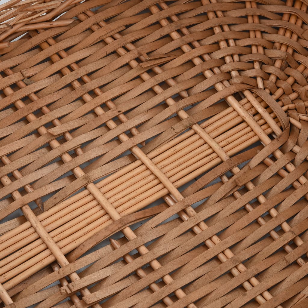 Houtmand met handvatten 78x54x34 cm natuurlijk wilgenhout is nu te koop bij PeponiXL, paradijselijk wonen!