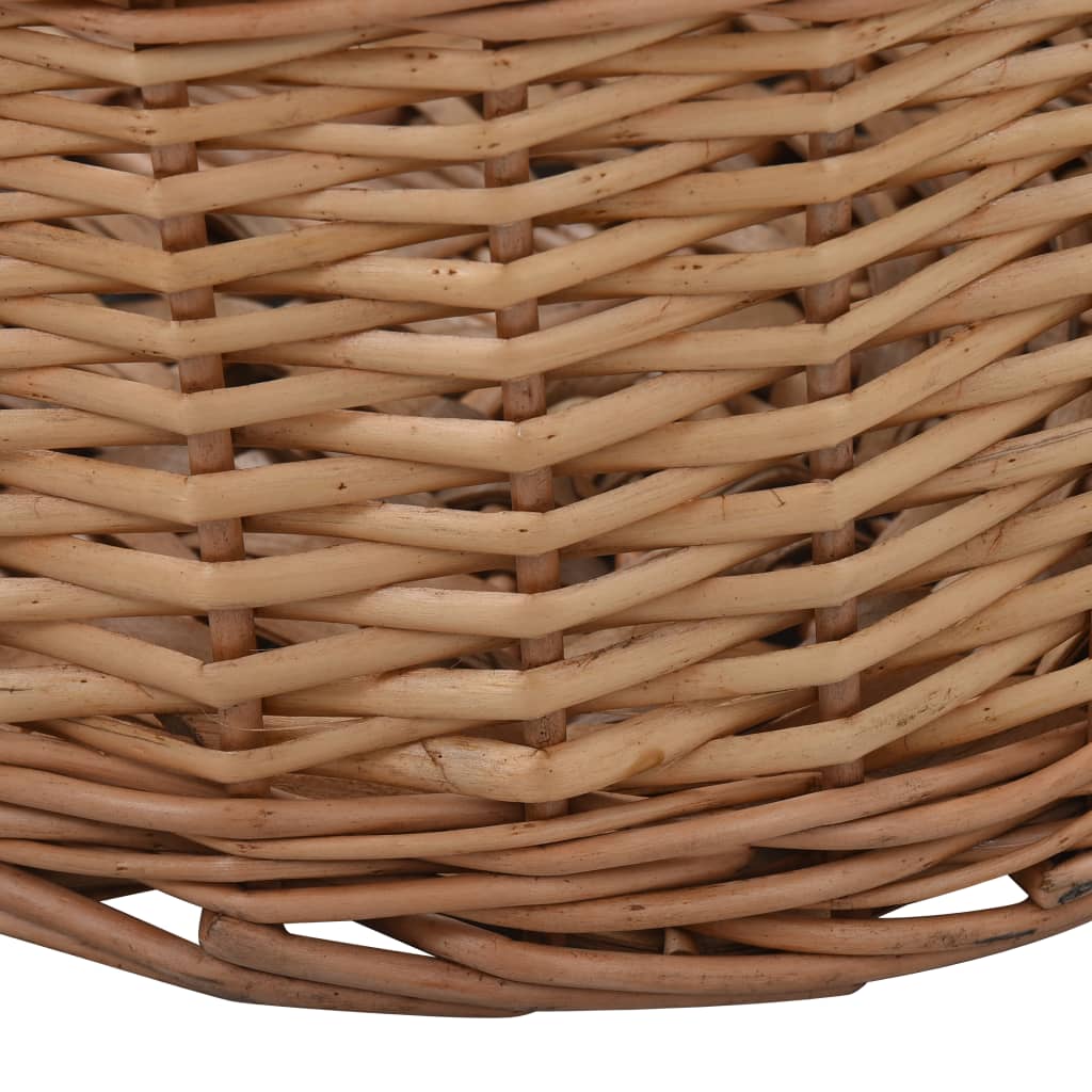 Houtmand met handvatten 88x57x34 cm natuurlijk wilgenhout is nu te koop bij PeponiXL, paradijselijk wonen!