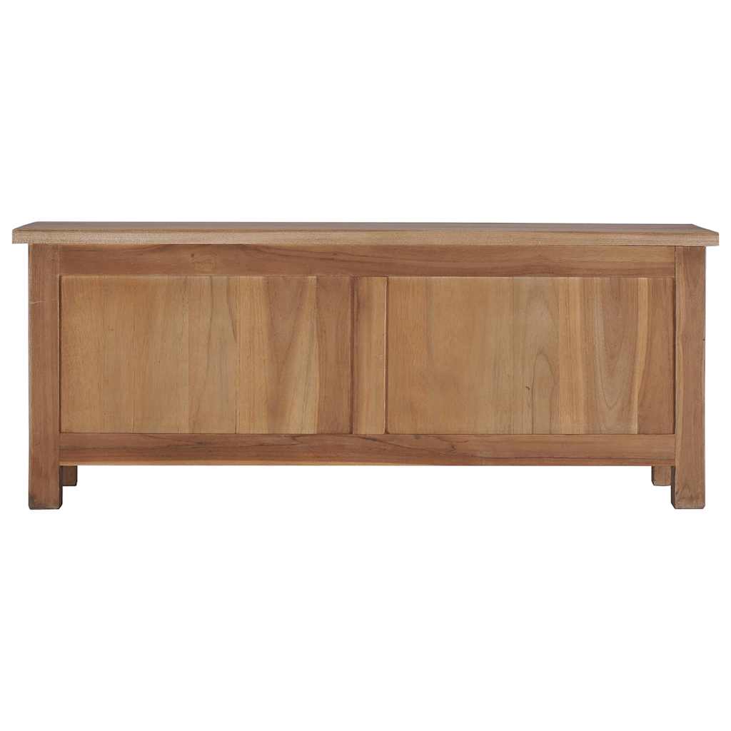 Tv-meubel 90x30x35 cm massief teakhout is nu te koop bij PeponiXL, paradijselijk wonen!