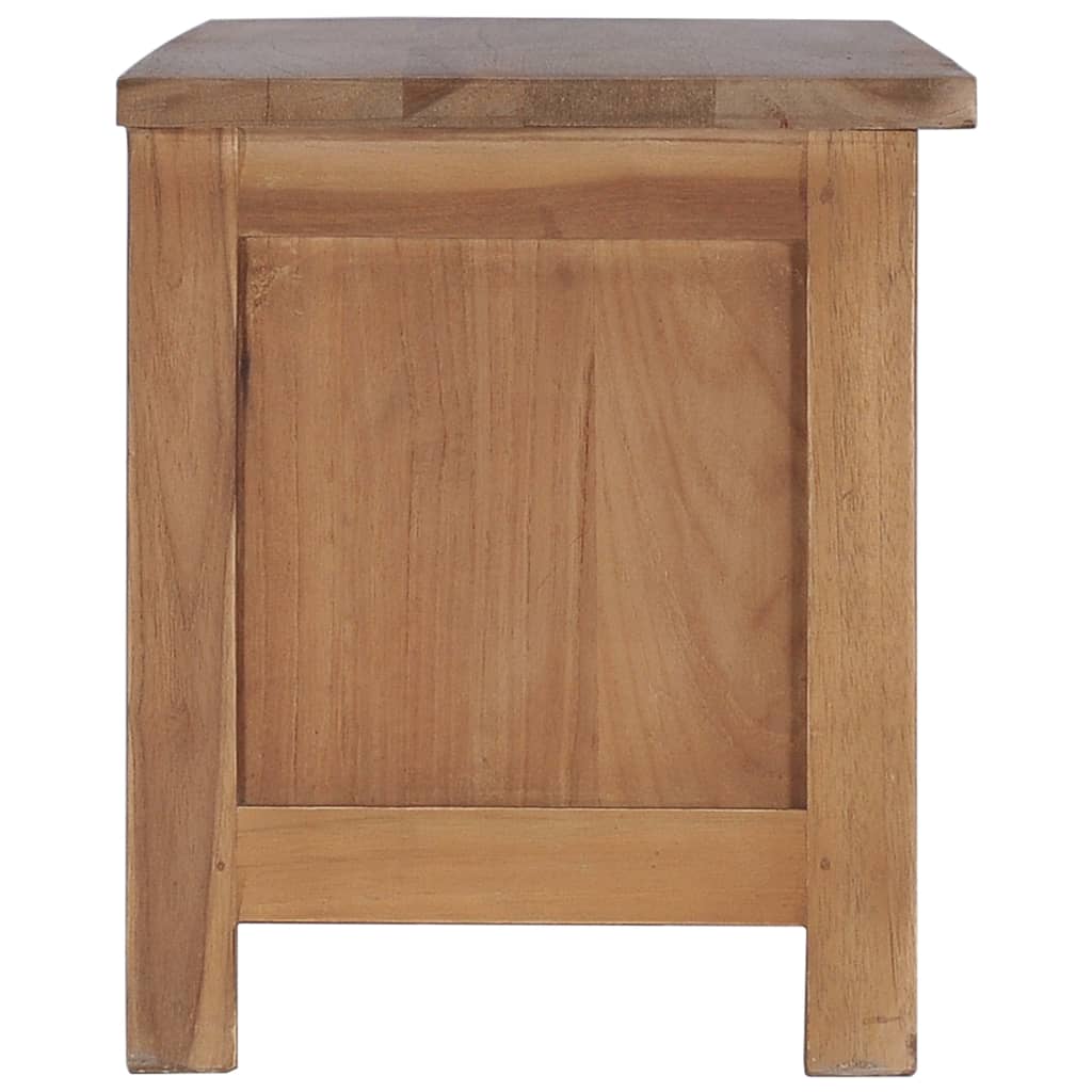 Tv-meubel 90x30x35 cm massief teakhout is nu te koop bij PeponiXL, paradijselijk wonen!