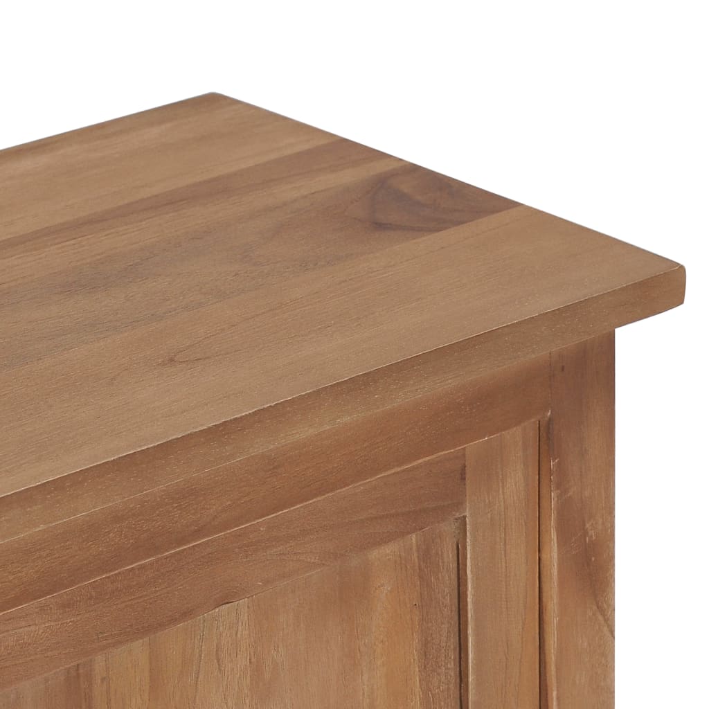 Tv-meubel 90x30x35 cm massief teakhout is nu te koop bij PeponiXL, paradijselijk wonen!
